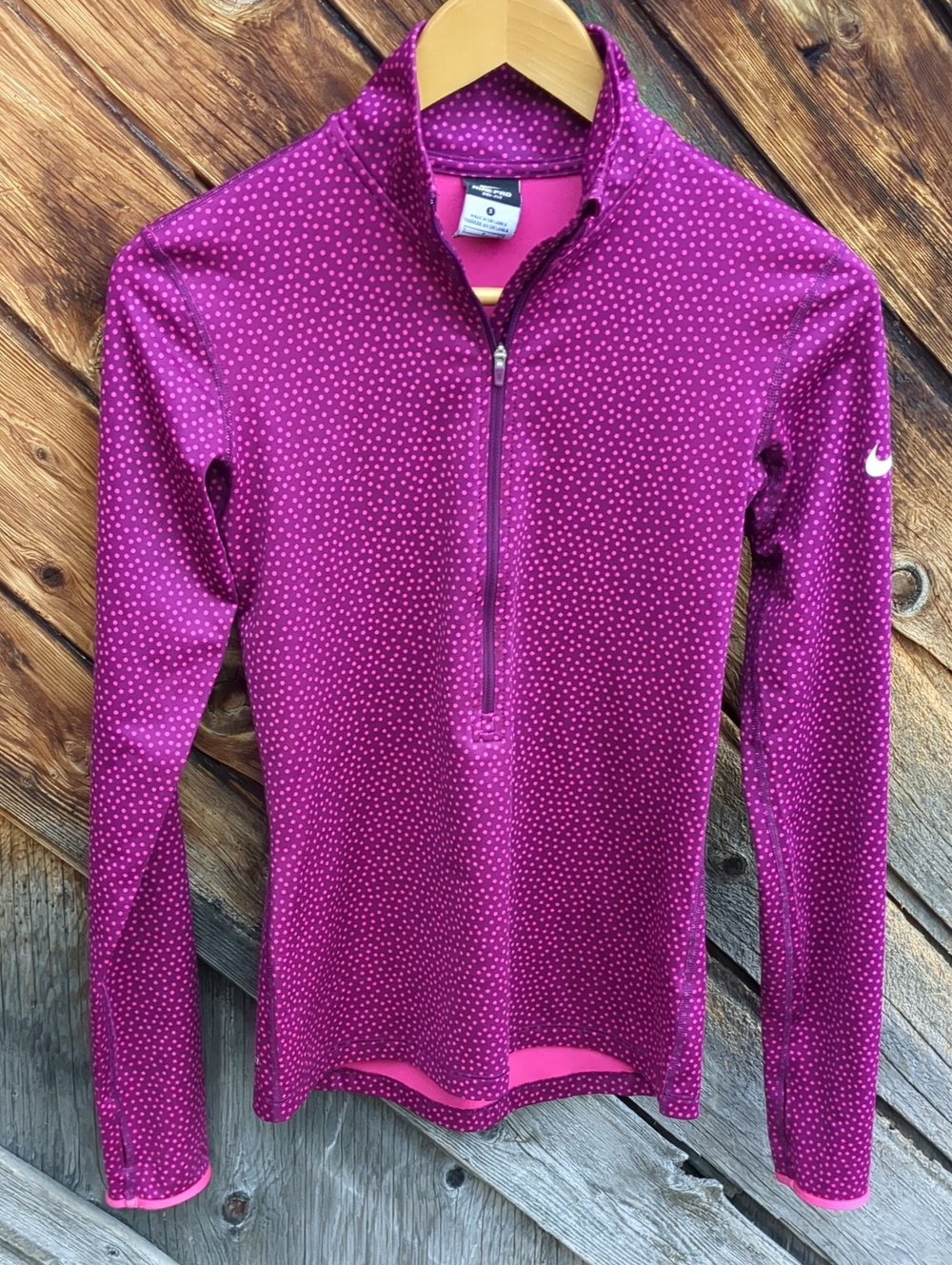 Nike Quarter Zip Long Sleeve Small